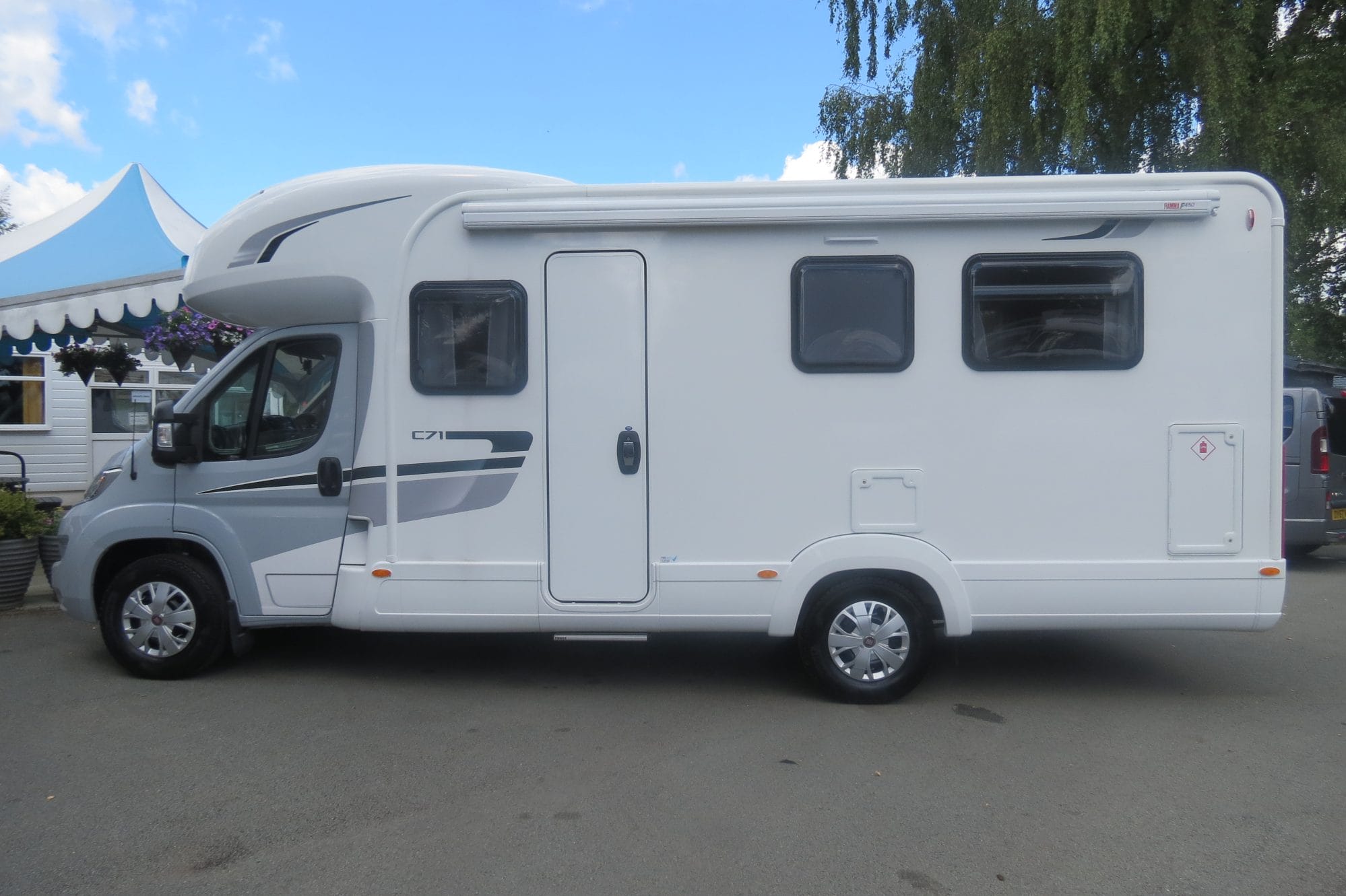 Auto-Trail Expedition C71 motorhome with a sleek grey exterior.